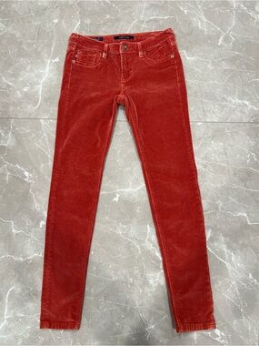 Vigoss Studio Burnt Orange Corduroy Skinny Jeans – Size 27x31